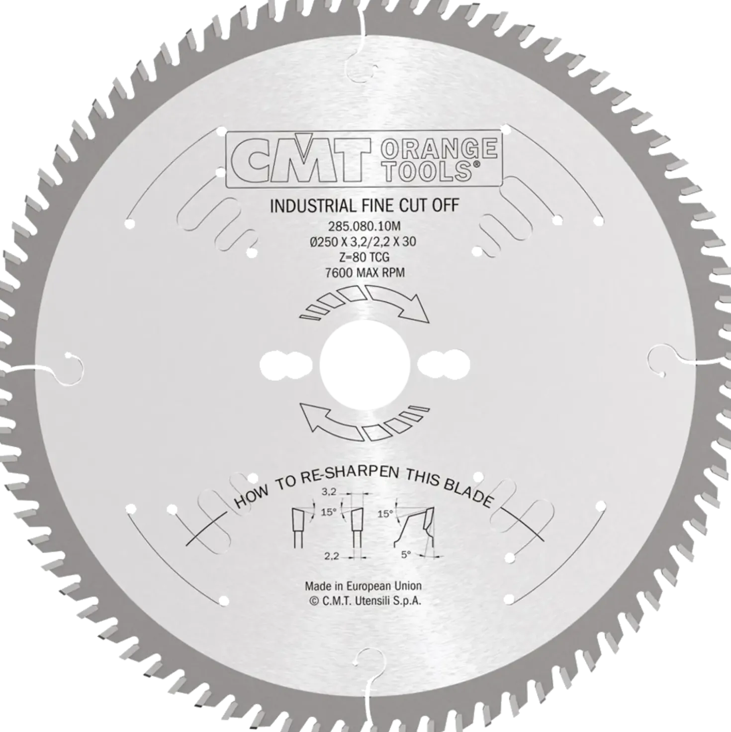 CMT savklinge 250x3,2x30 Z80VW