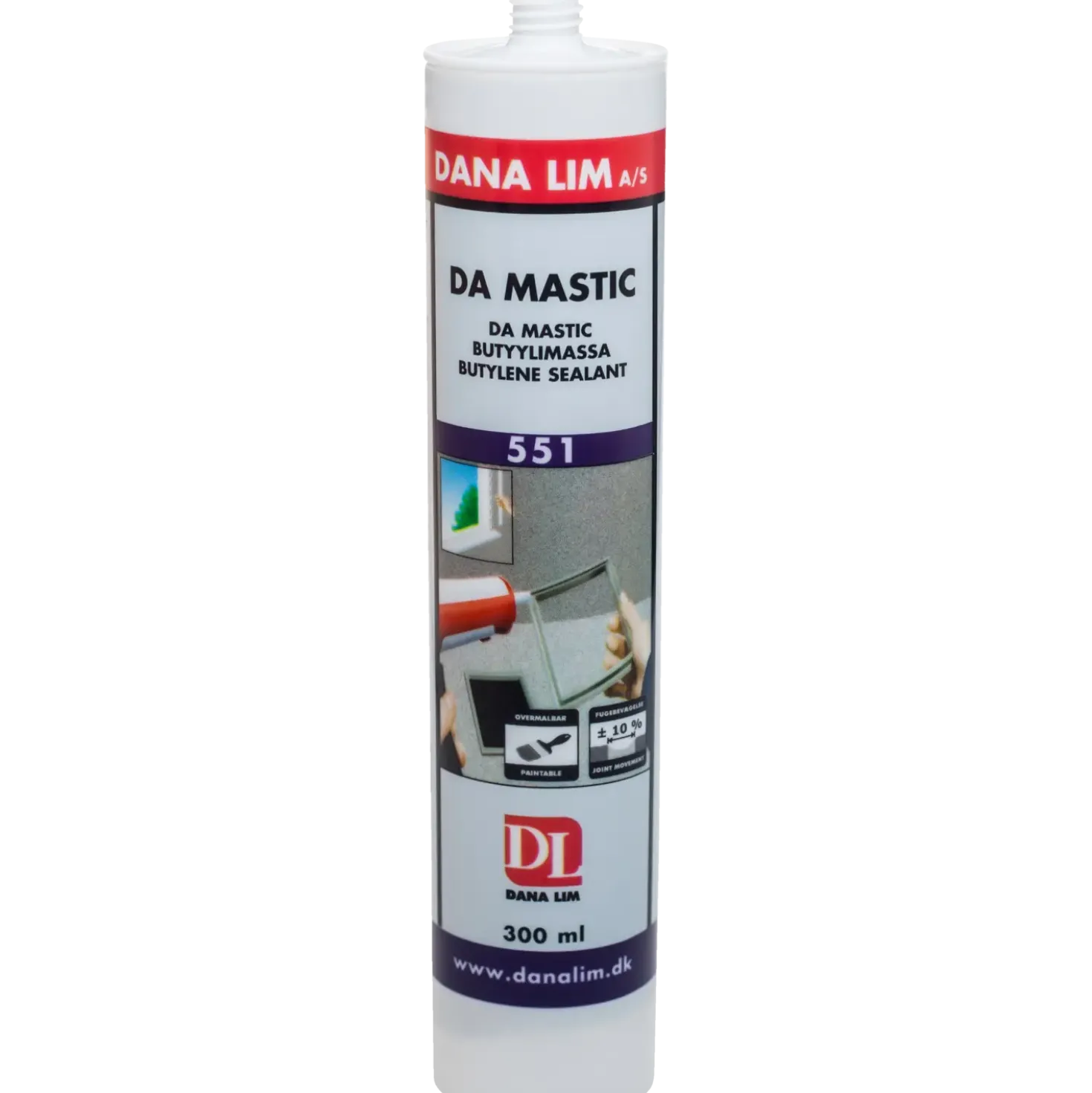 Dana DA mastic 551 grå 300 ml