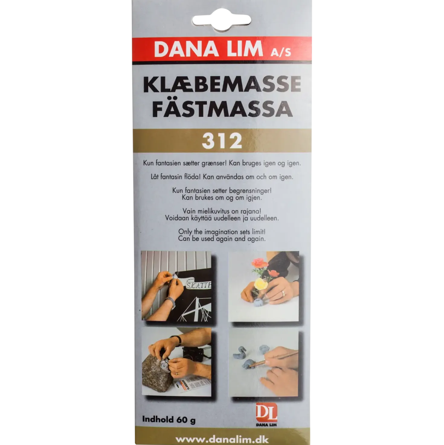 Dana klæbemasse 312 60 g