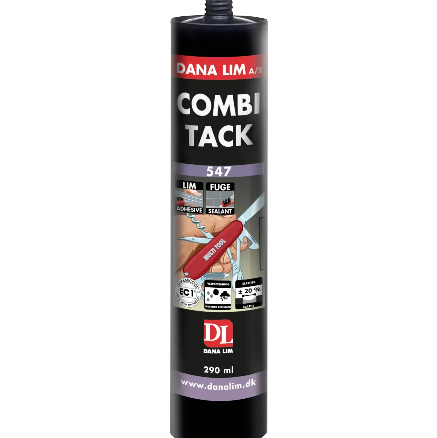 Dana Lim Combi Tack 547 hvid 290 ml
