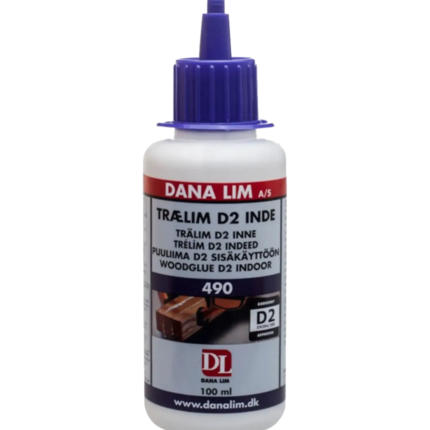 Dana trælim D2 inde 490 100 ml