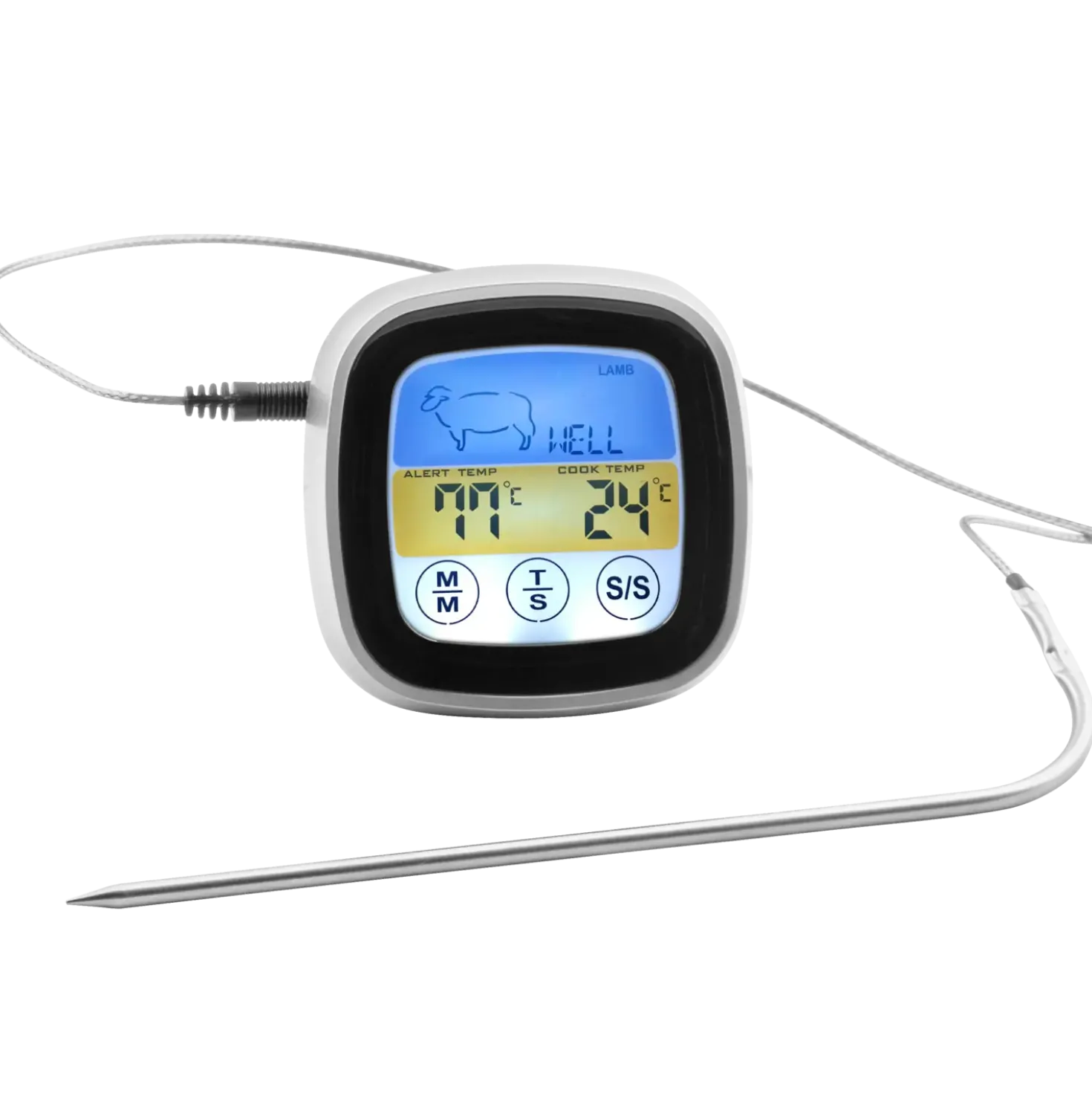 Dangrill digitalt stegetermometer