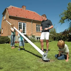 DanoMast flagstang 6 meter med vippebeslag, knop, line og lineholder