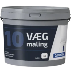 Davidsen vægmaling 10 hvid 9 L