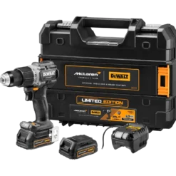 DeWALT DCD85ME2GT-QW 18V XR slagboremaskine Mclaren edition 2x1.7 Ah PS-batterier og lader