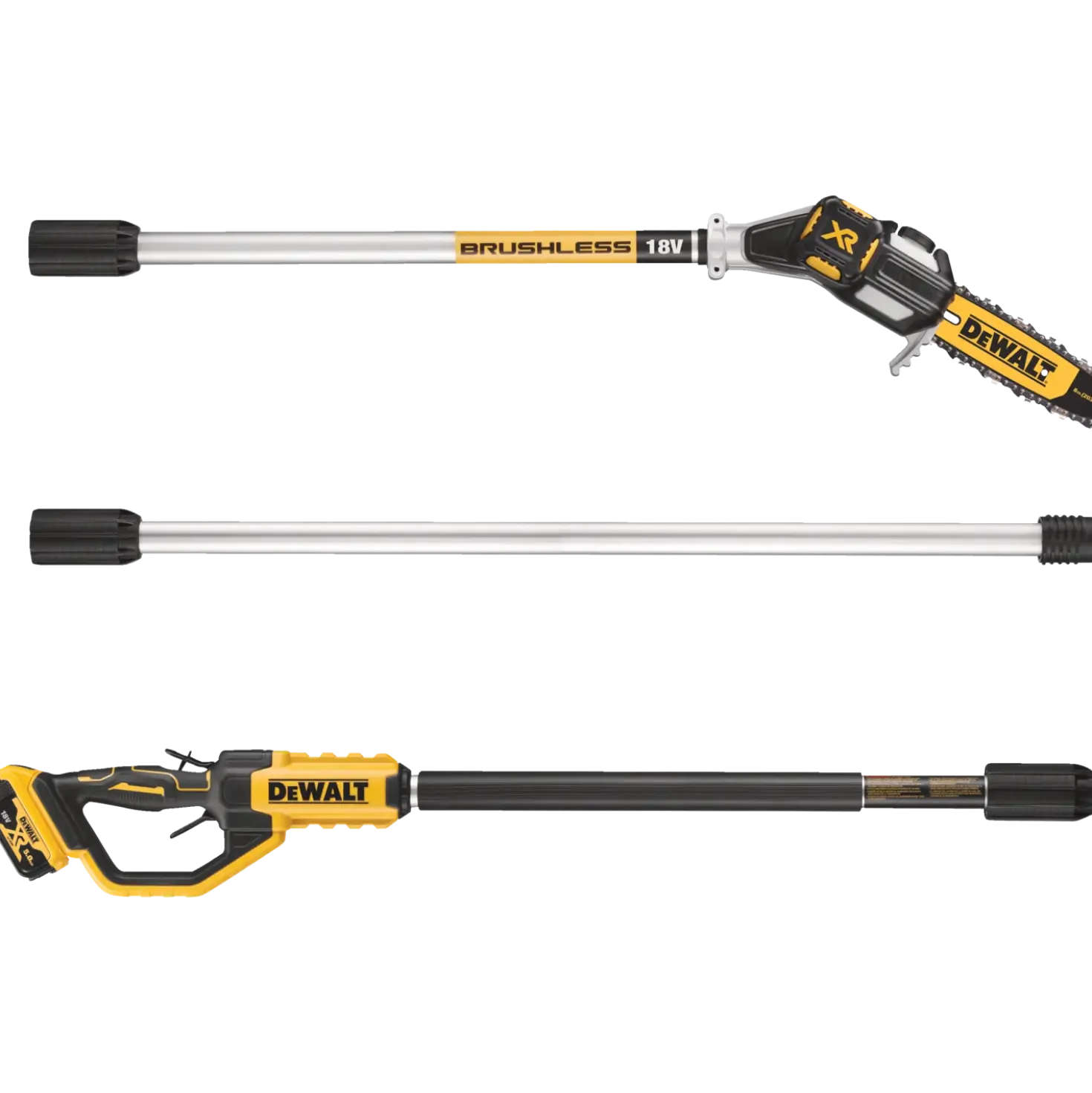 DeWALT DCMPS567N-XJ kædesav med forlængerskaft solo