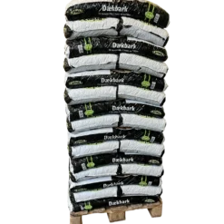 Dækbark 2250 liter, palle med 45 sække á 50 liter
