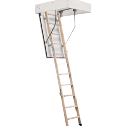 Dolle REI45 lofttrappe 3-delt 67,6x117,5 cm hvid