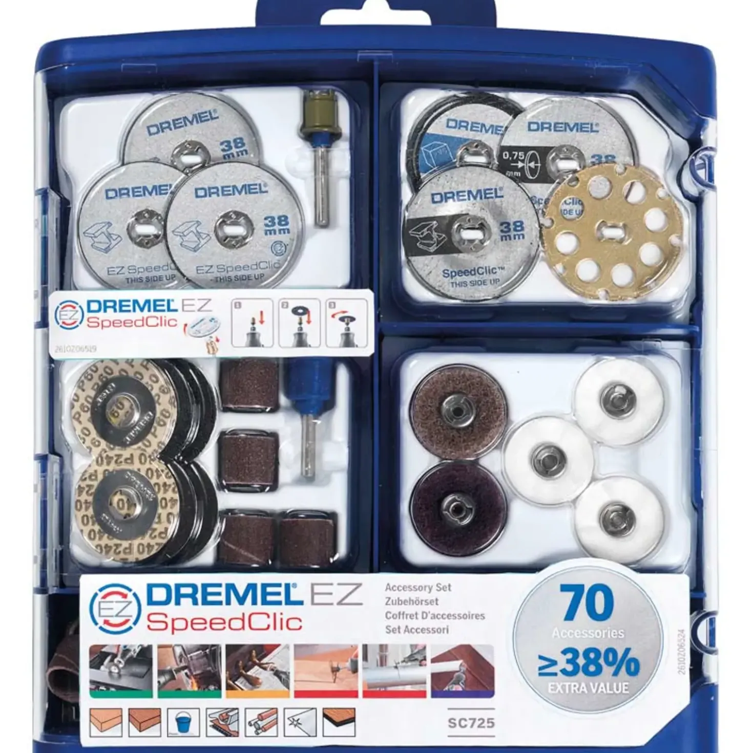 Dremel EZ Speedclic tilbehørssæt SC725