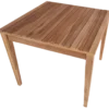 Dublin havebord teak Ø100 cm