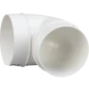 Duka bøjning 90° Ø100 mm hvid