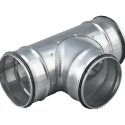 Duka metal t-stykke DTCPU Ø100 mm