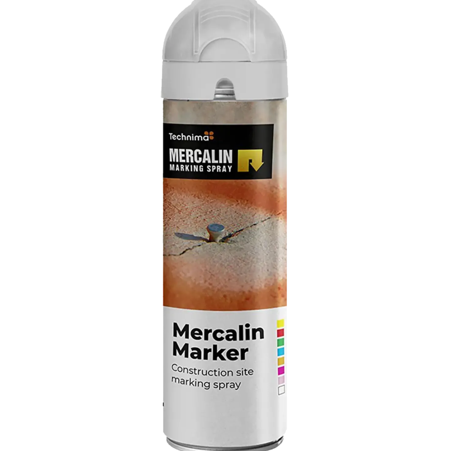 DVA Mercalin Mærkespray flou 500 ml hvid