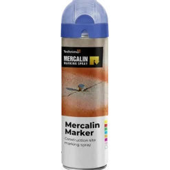 DVA mercalin mærkespray fluo 500 ml blå