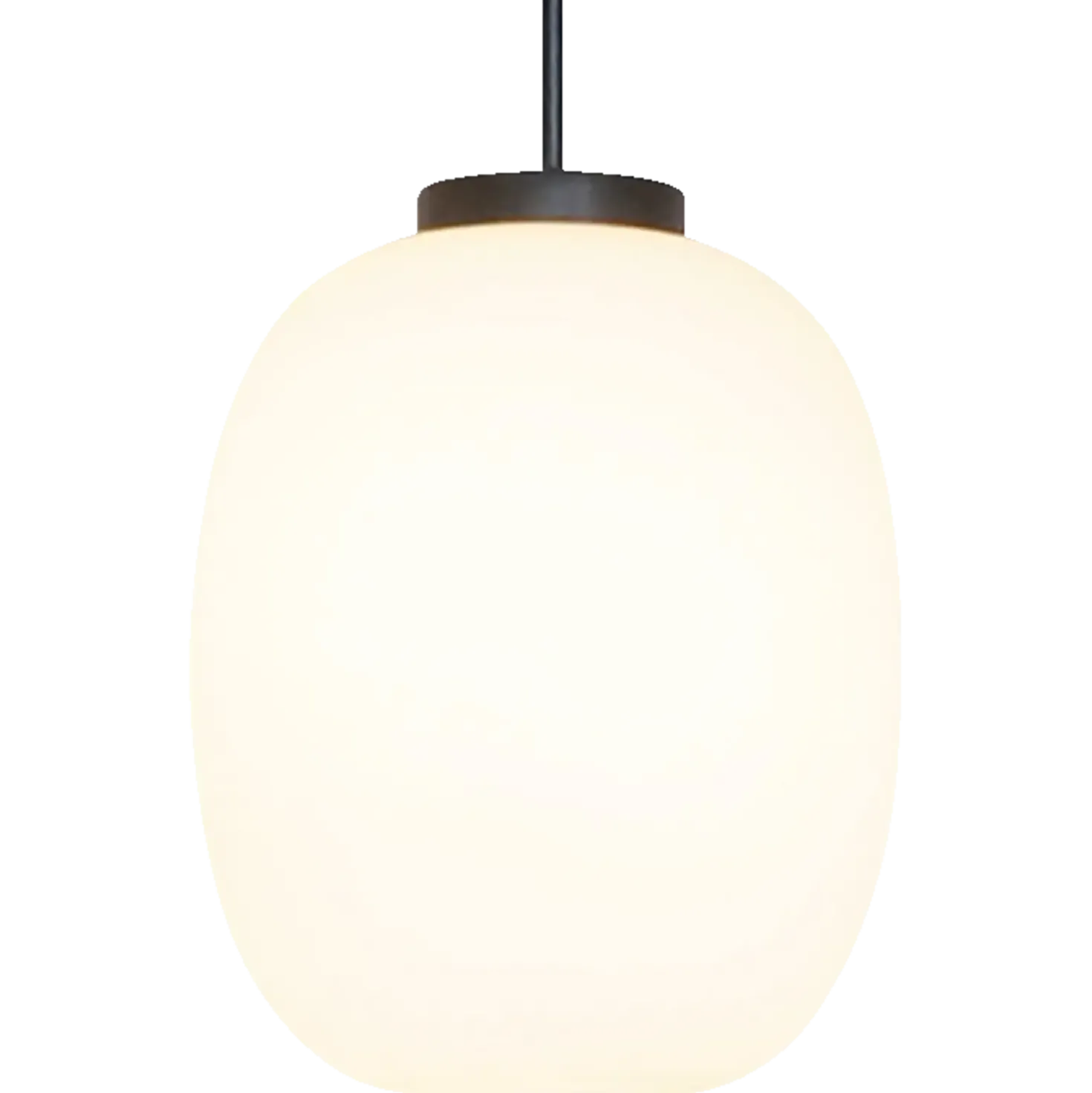 Dyberg Larsen DL39 cafépendel mat hvid opalglas Ø25 cm
