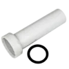 Dykrør t/vandlås 1 1/4"x32 mm hvid plast