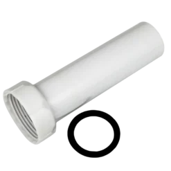 Dykrør t/vandlås 1 1/4"x32 mm hvid plast