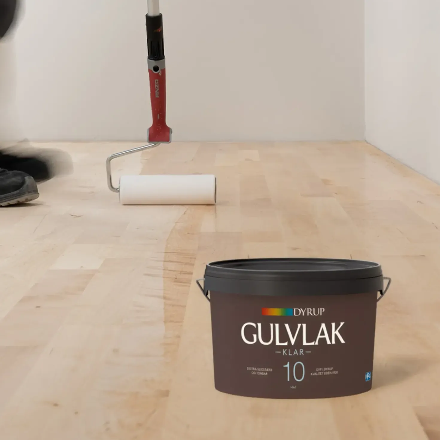 Dyrup gulvlak klar 10 0,75 L