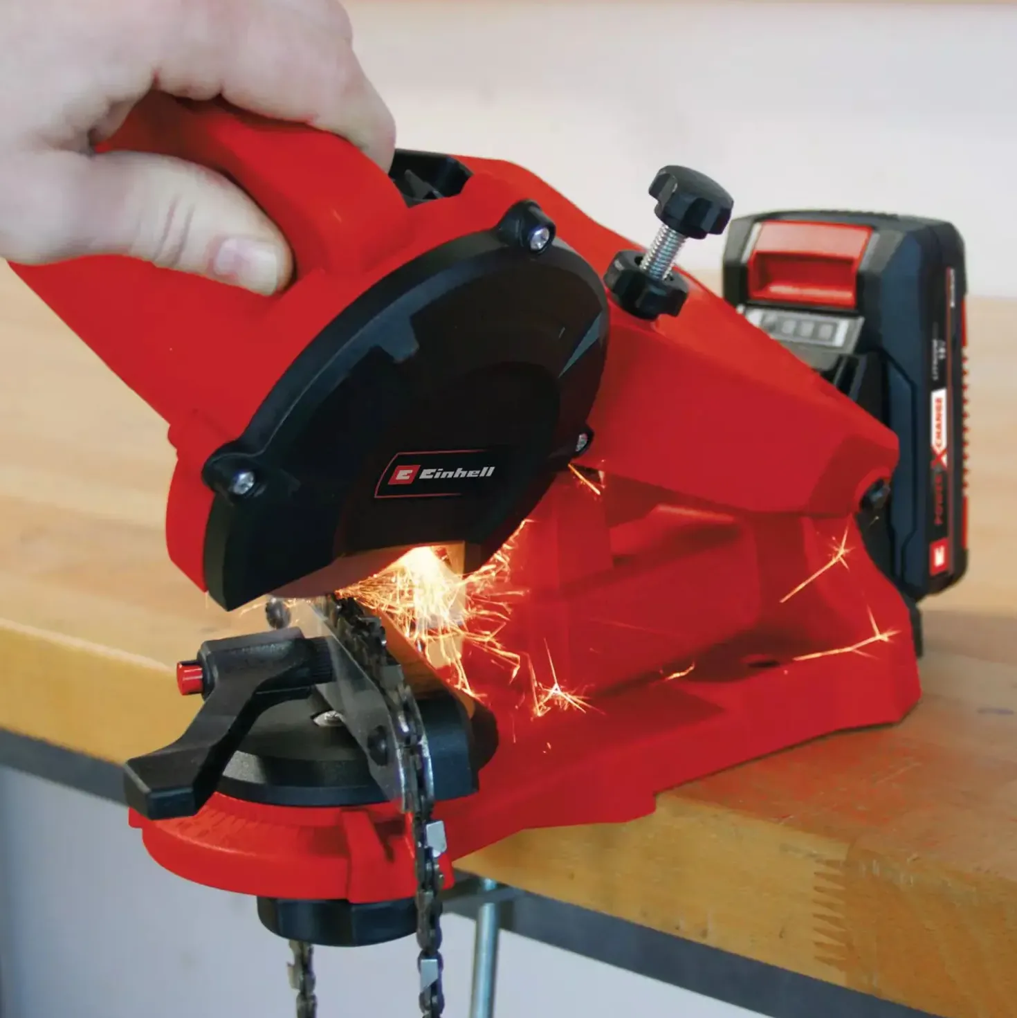 Einhell GE-CS 18 Li 18V kædeslibeanlæg solo