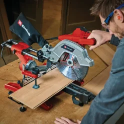 Einhell TE-SM 10 L DUAL kap-/geringssav m/udtræk, Ø254 mm - 2100W