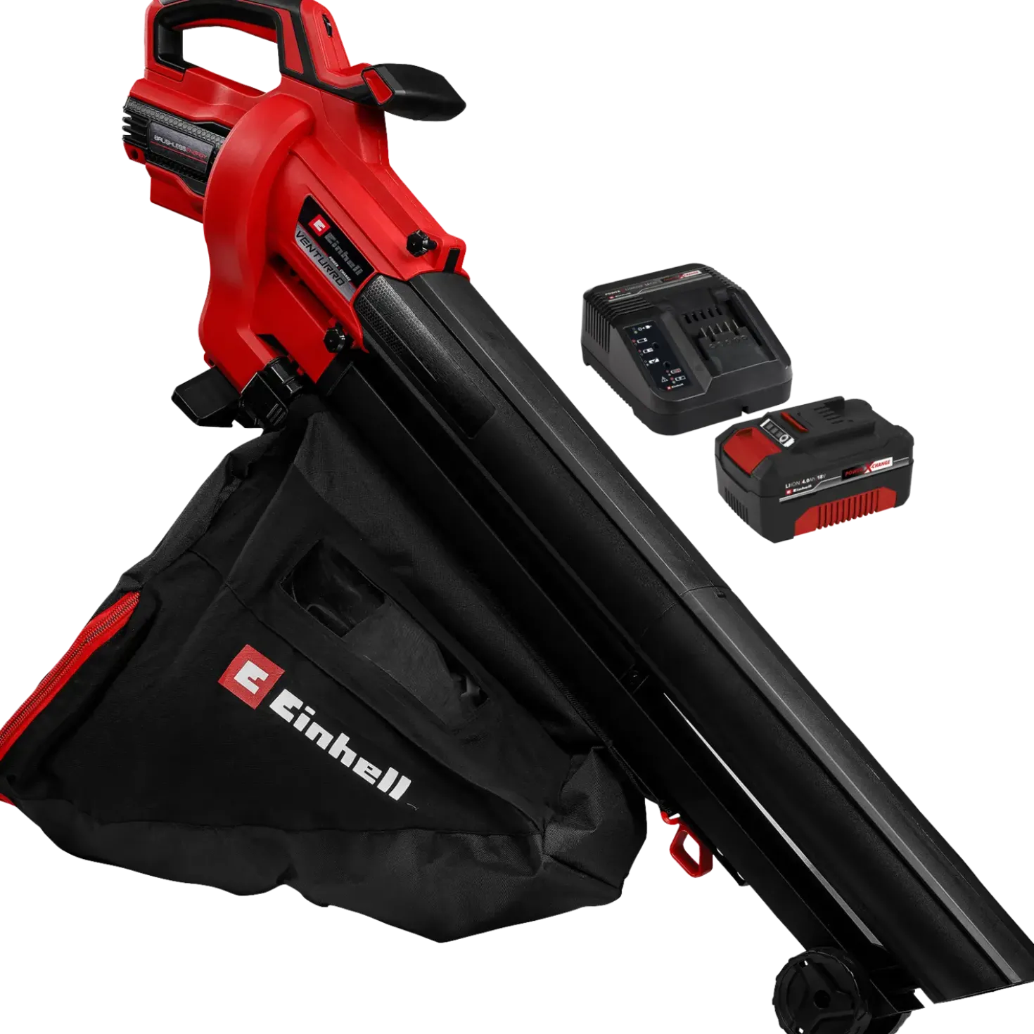 Einhell VENTURRO 18/210 18V løvsuger/blæser - inkl. 4,0Ah batteri og lader