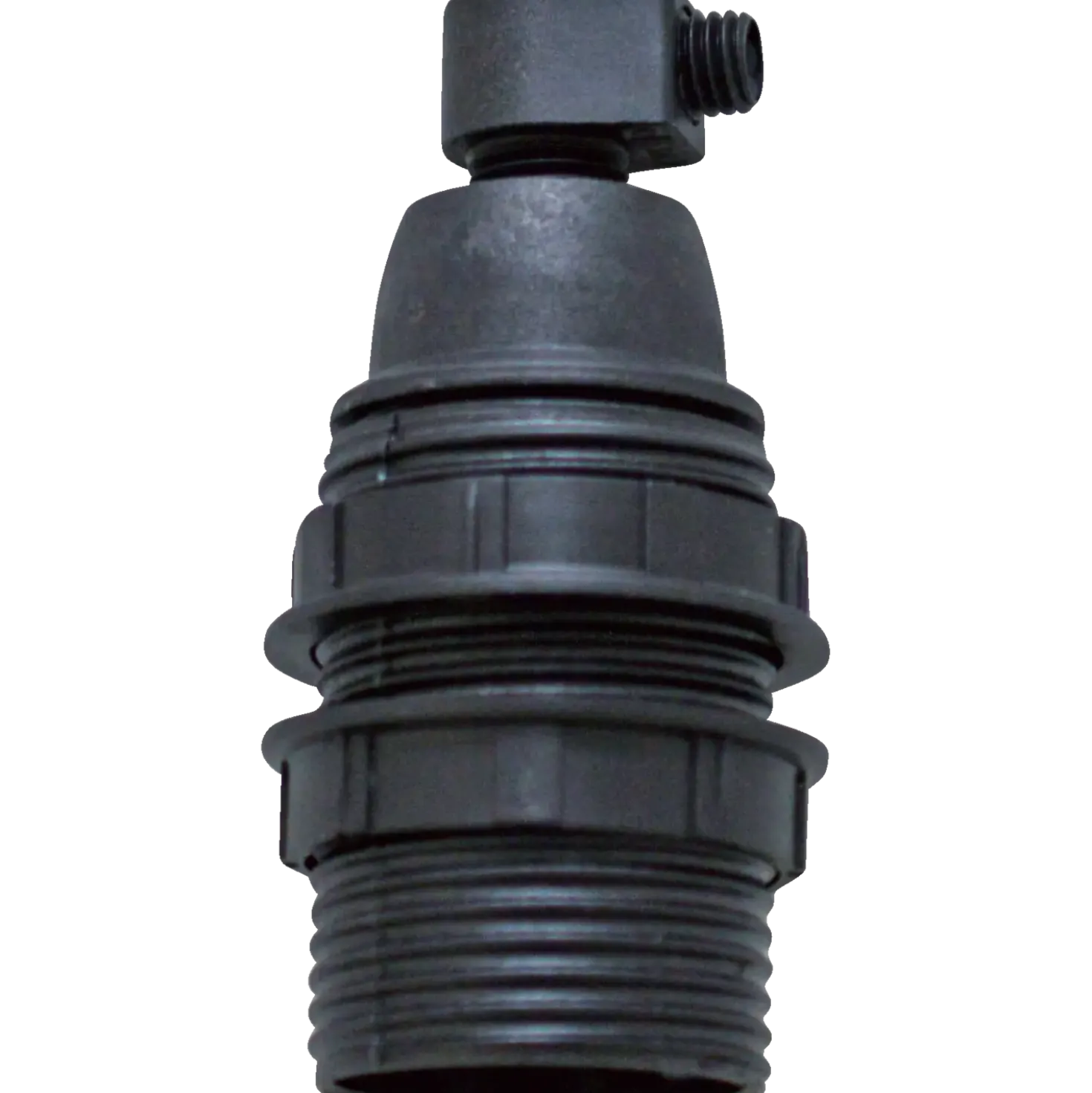 E-Line fatning E14 m/gevind 2. ringe sort
