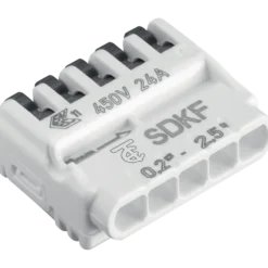 E-Line fjeder samlemuffe 5-polet 5 stk