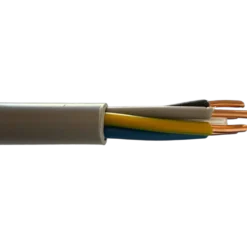 E-Line instal. kabel 5x2,5 20 m grå
