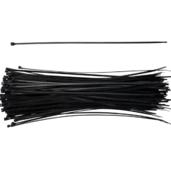 E-Line kabelstrips 4,8x203 mm 100 stk sort