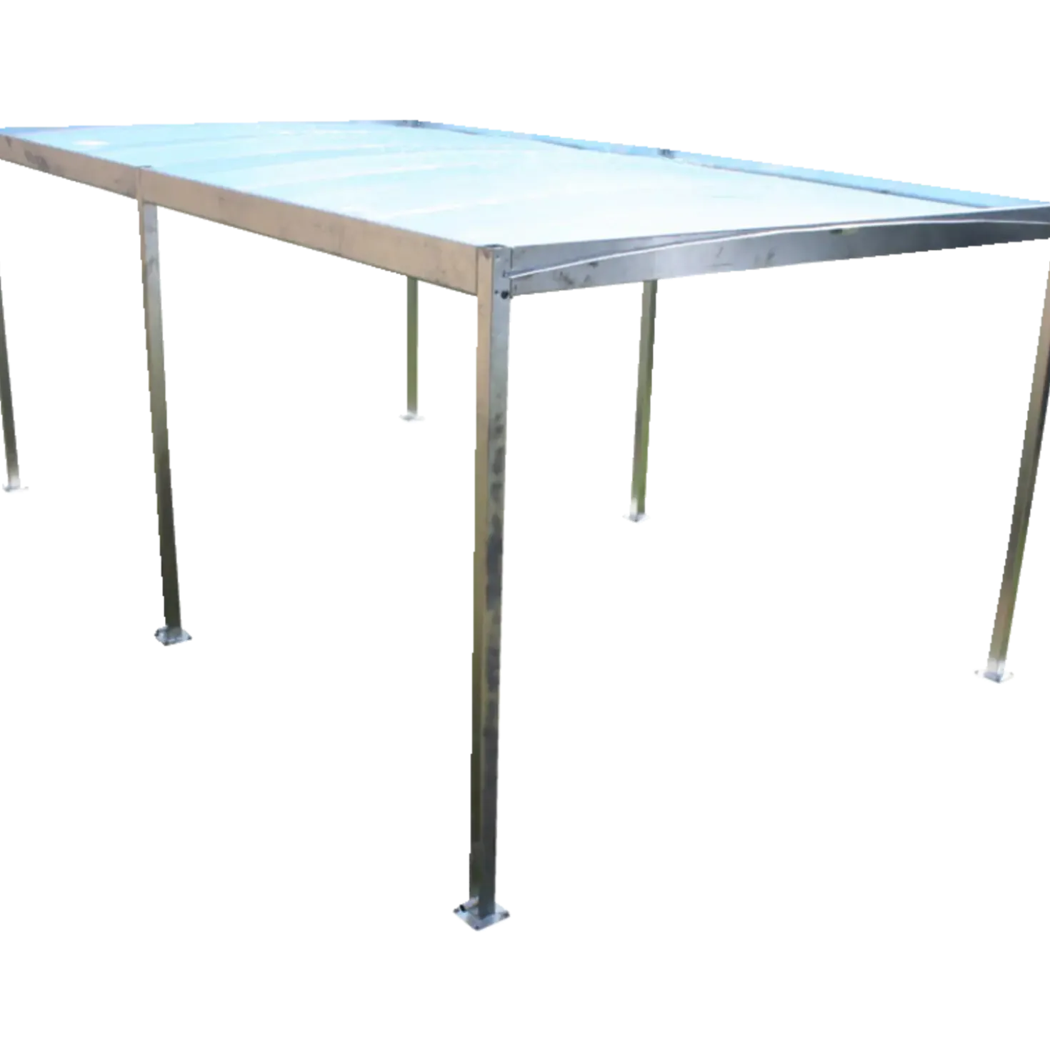 Elmholm enkelt carport 5382x3180 mm i galvaniseret stål