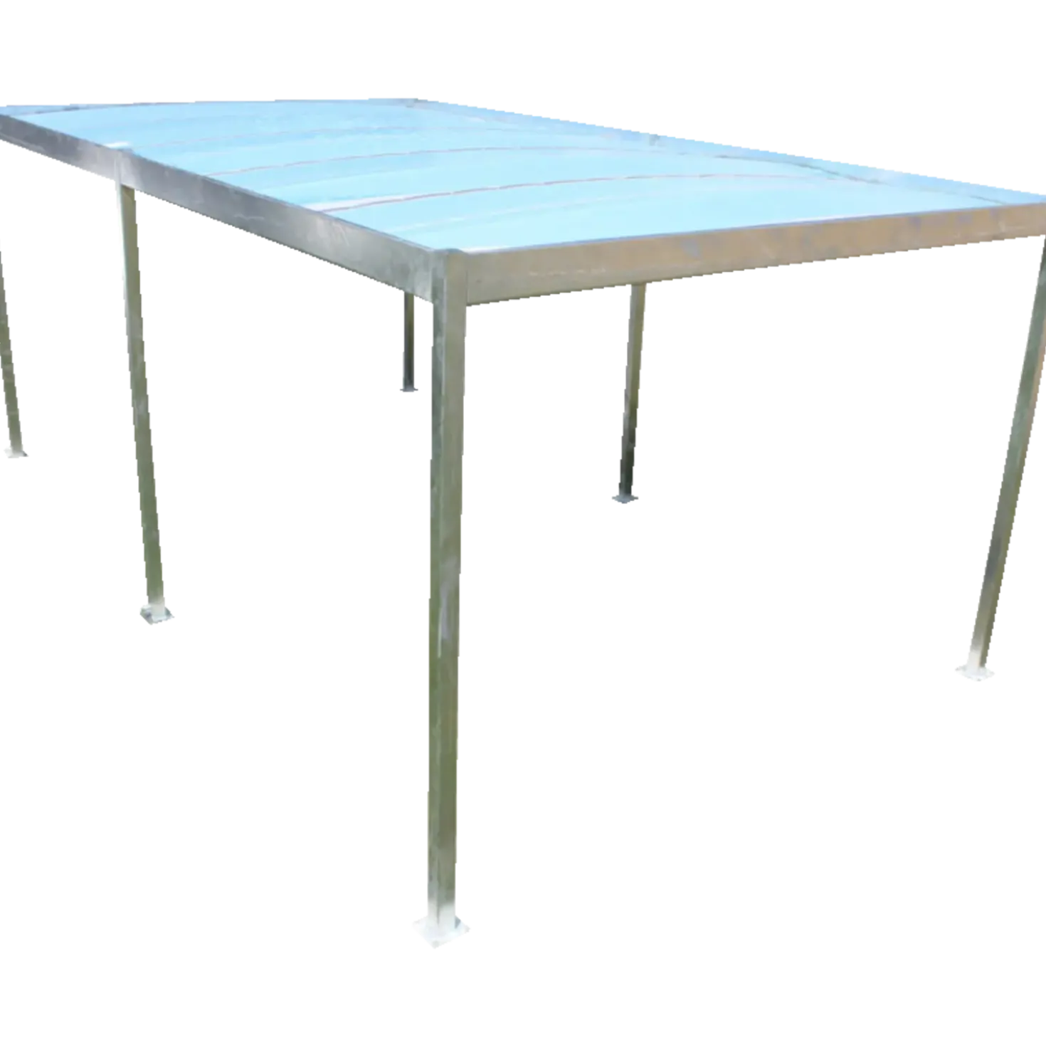 Elmholm enkelt carport 5382x3180 mm i galvaniseret stål