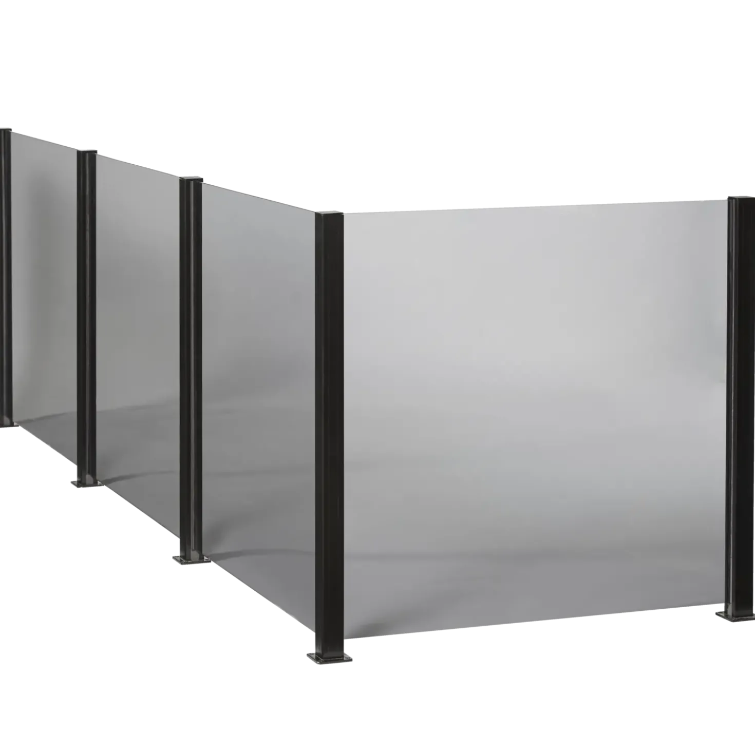 Elmholm glas t/hegn 95 cm smoke
