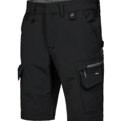 ENGEL 6337 Entire shorts 4-vejs stretch sort/Antrazitgrå str. 88
