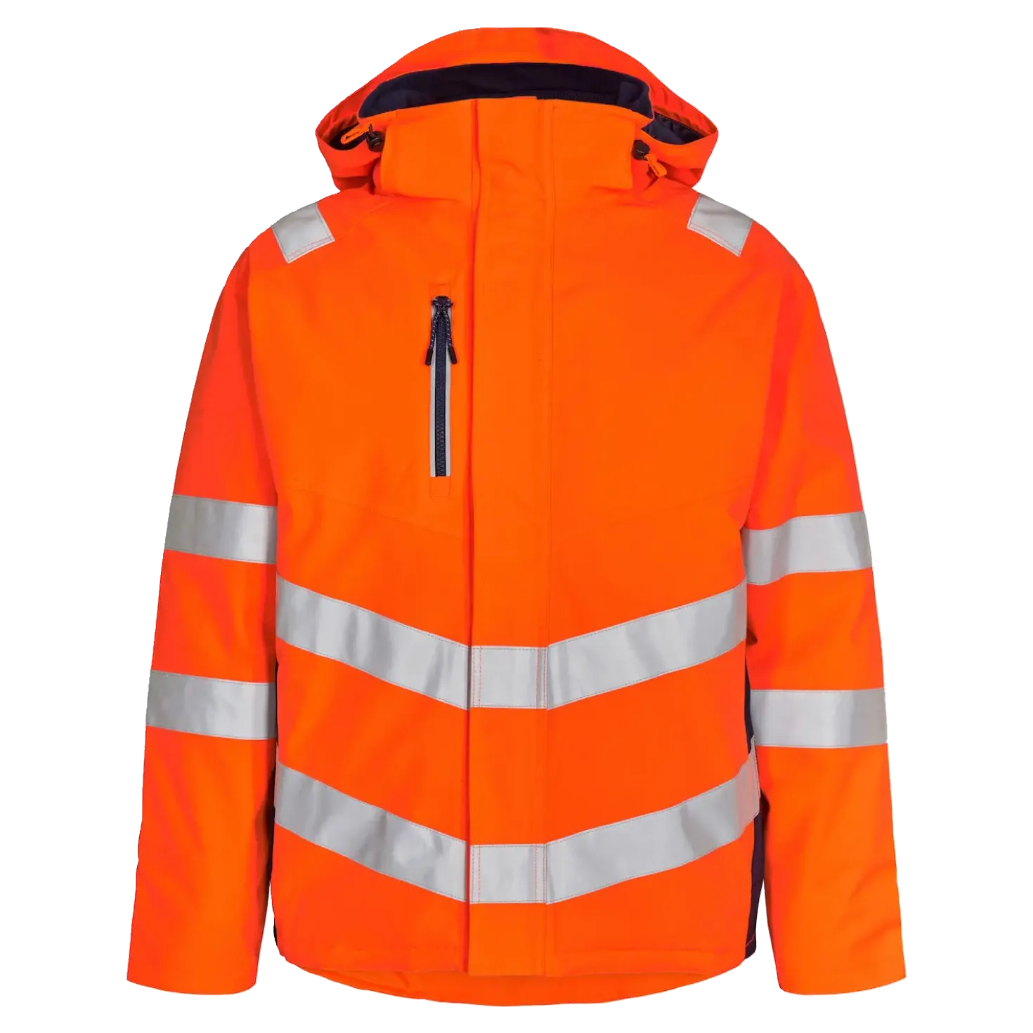 ENGEL Safety vinterjakke orange/blue ink str. XL