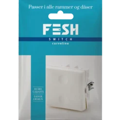 FESH SWITCH Curveline afbryder 1 pol 1,0 hvid