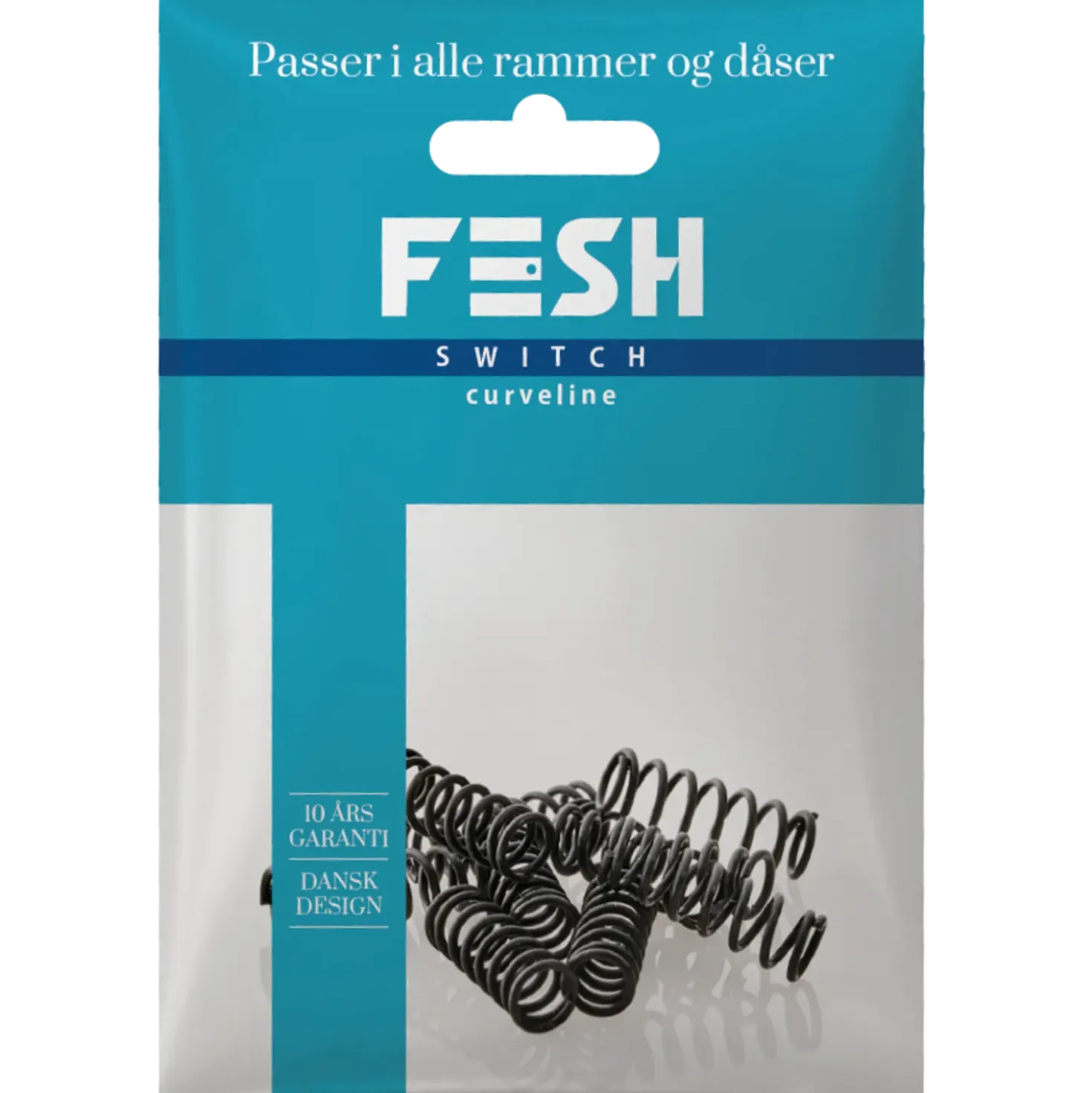 Fesh Switch curveline fjeder til afbryder 10 stk.