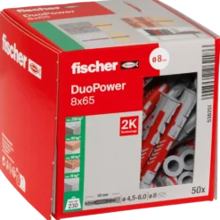 Fischer duopower 8x65 DIY 50 stk.