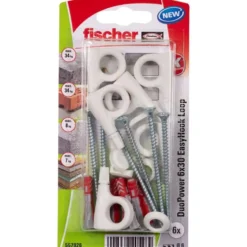 Fischer EasyHook Løkke DuoPower 8x40 mm 4 stk
