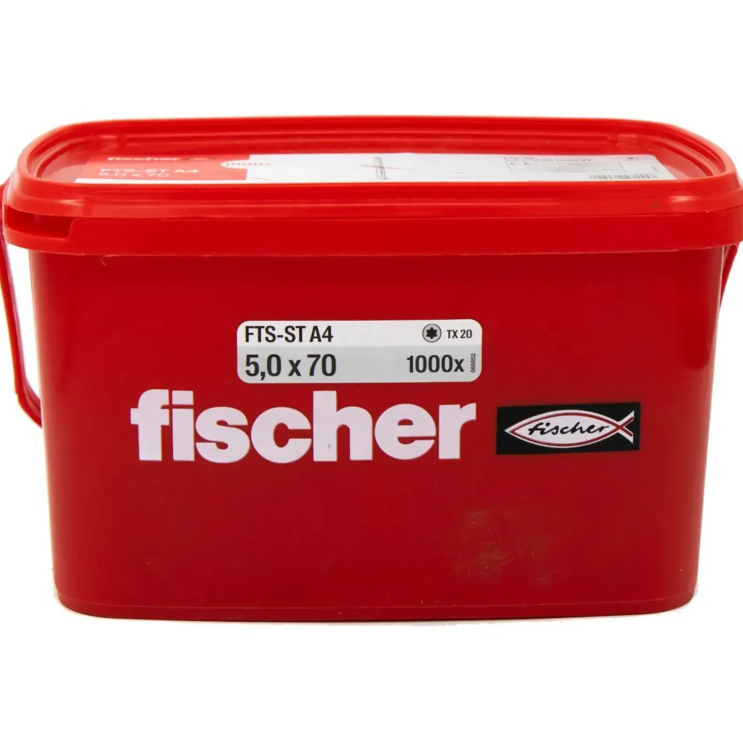 Fischer FTS-ST terrasseskrue 5,0x70 A4 TX20 1000 stk