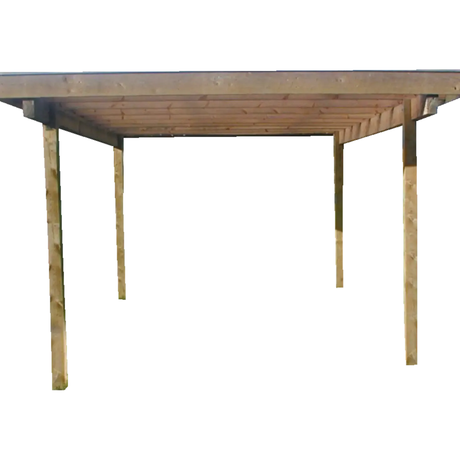 Frode carport 320x374 cm - m/plast trapeztag