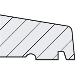 FT Glasliste fyr L708 16x27x2700 mm