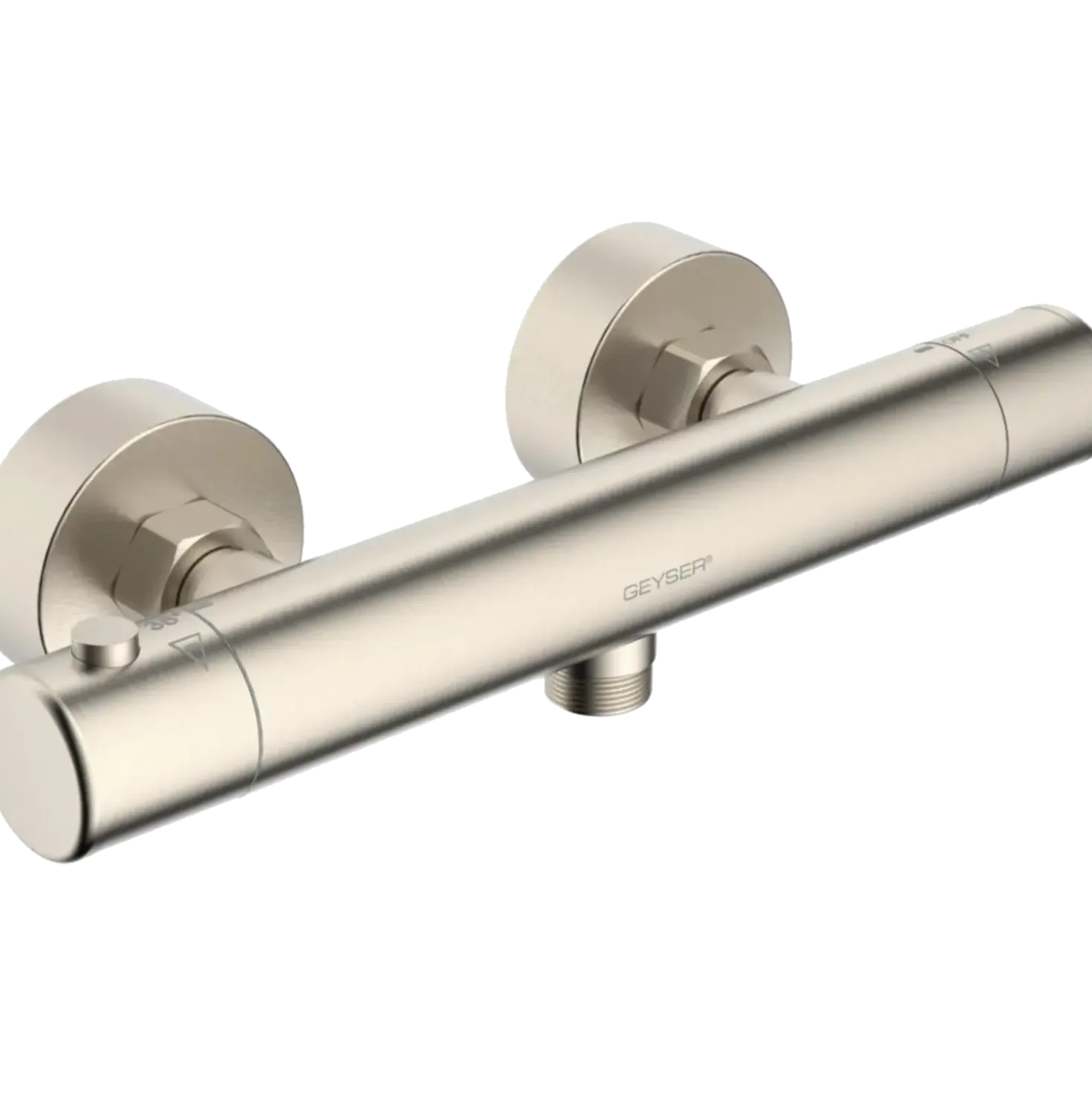 GEYSER® Lima Termostatarmatur stål look
