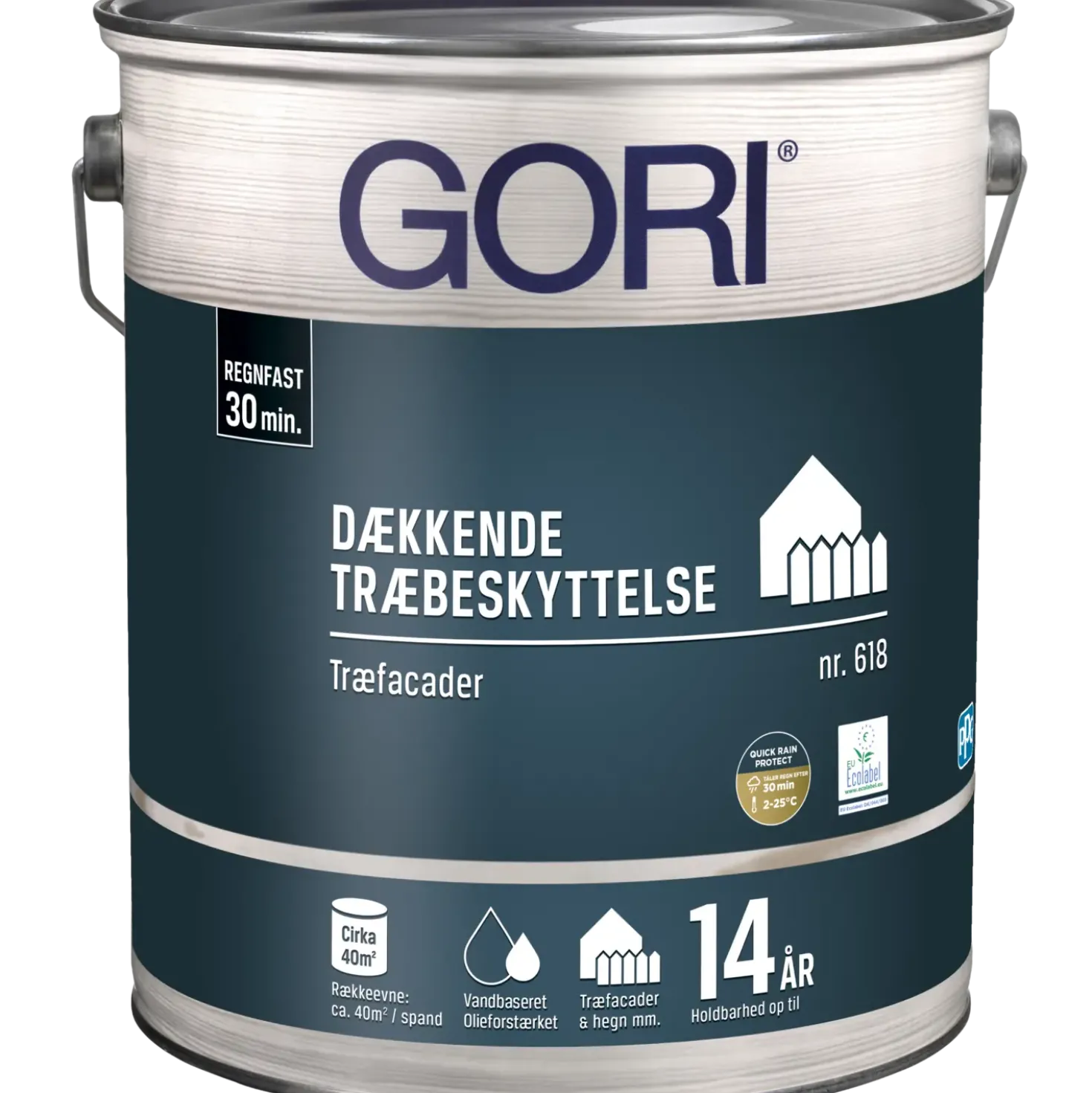 Gori 618 dækkende træbeskyttelse kridt 5 L