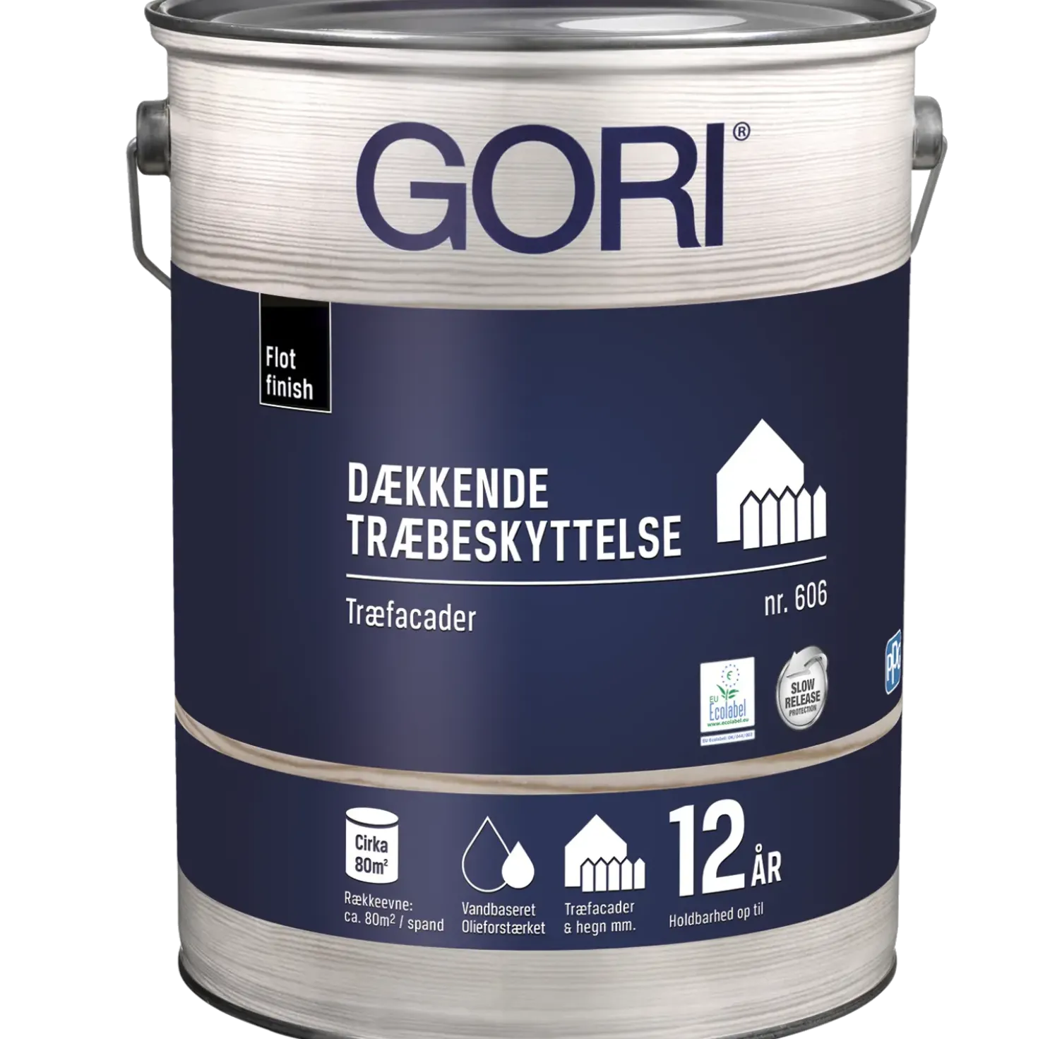 GORI 606 dækkende træbeskyttelse kridt 9 L