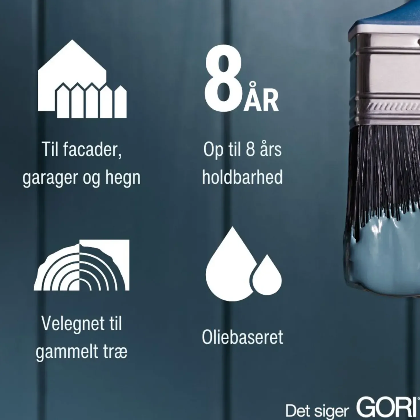 GORI 605 dækkende træbeskyttelse lys dodenkop 5 L