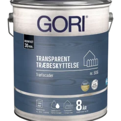 GORI 506 transparent træbeskyttelse nød 5 L