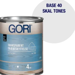 GORI 502 transparent træbeskyttelse transparent base 40 0,75 L