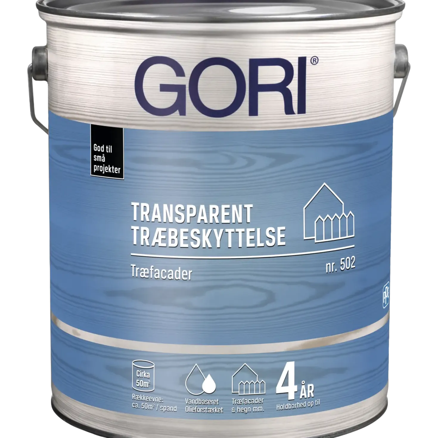 GORI 502 transparent træbeskyttelse mahogni 5 L