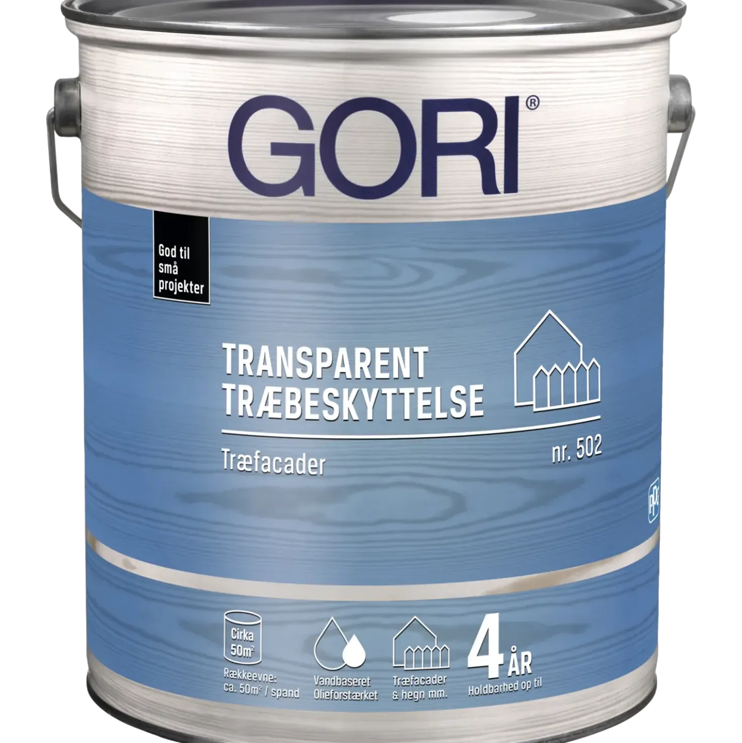 GORI 502 transparent træbeskyttelse nød 5 L