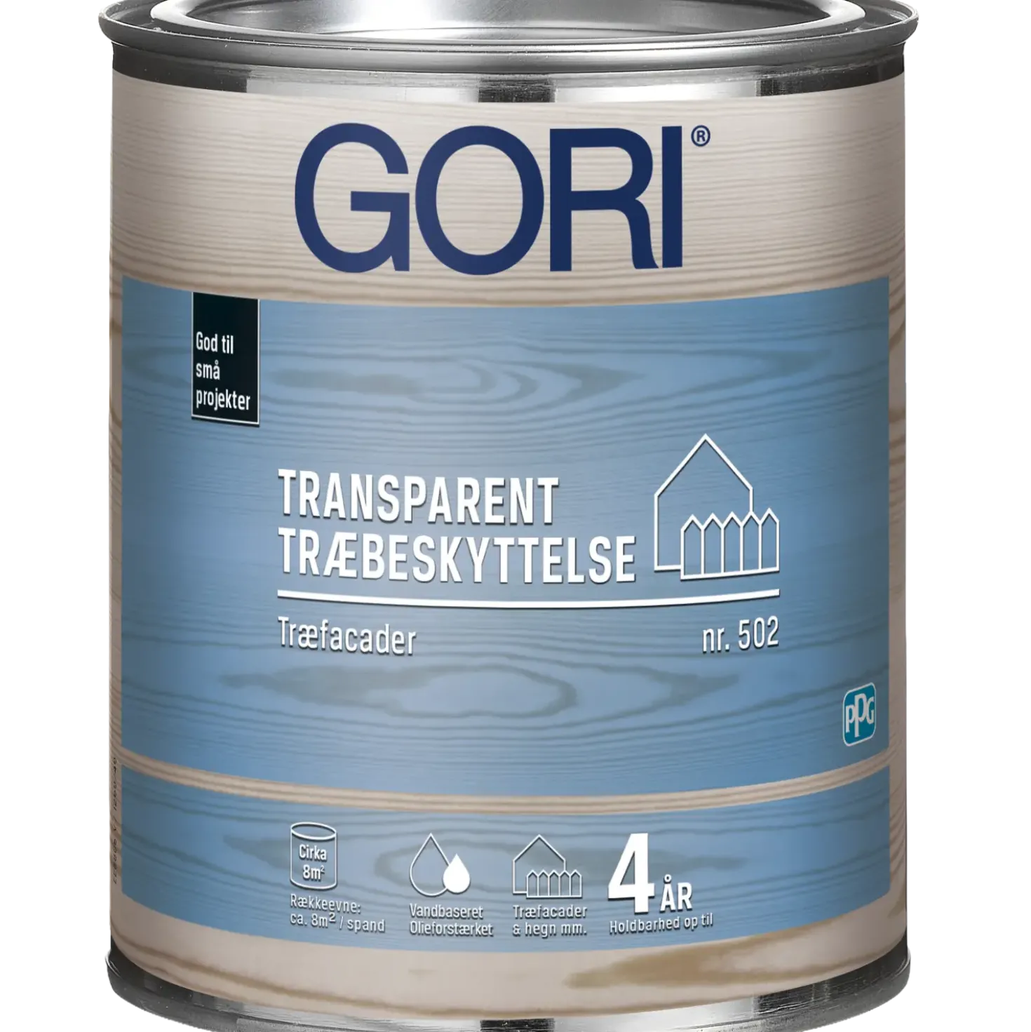GORI 502 transparent træbeskyttelse base 30 0,75 L